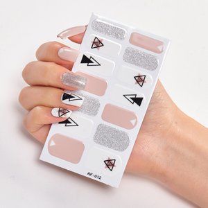 6 sheets for $20 Nail Wrap strips stickers - AF012